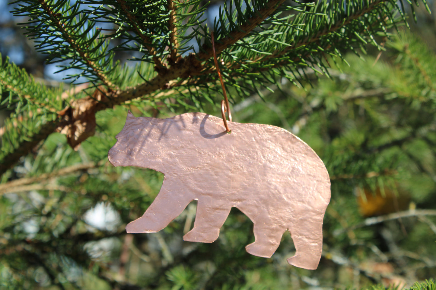 Textured Bear Ornament